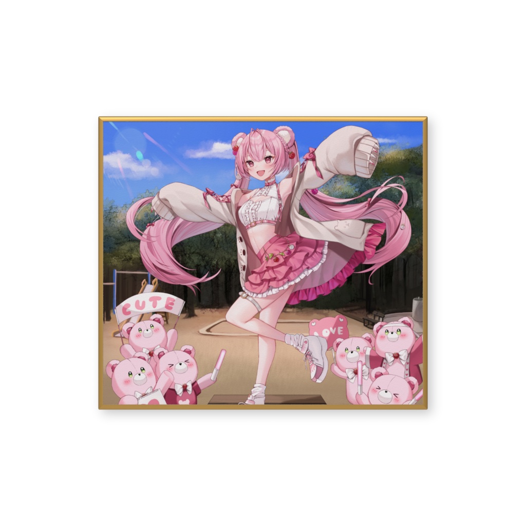 叶苺りまの色紙