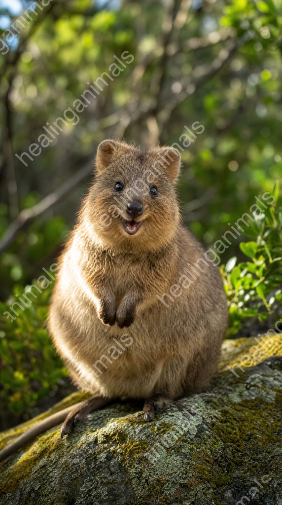 Quokka Smile - Healing Wallpaper Set