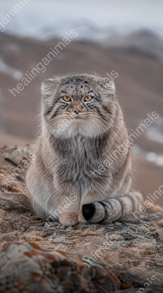 Pallas's Cat - Rare Wild Cat Wallpaper Set