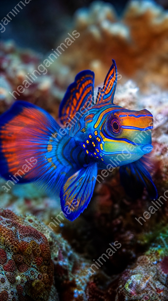 Mandarin Fish - Vivid Ocean Wallpaper Set