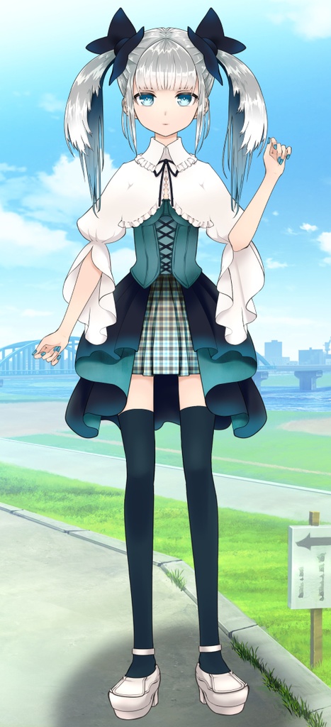 【立ち絵】あまり表情が動かない系少女