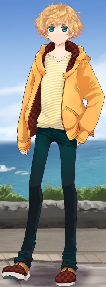 【立ち絵】毛先がぴょんぴょんしている系少年