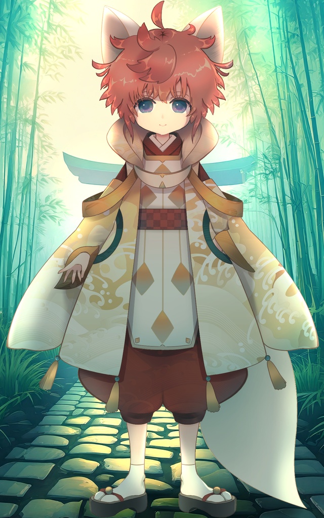 耳がキツネの妖怪系少年or少女