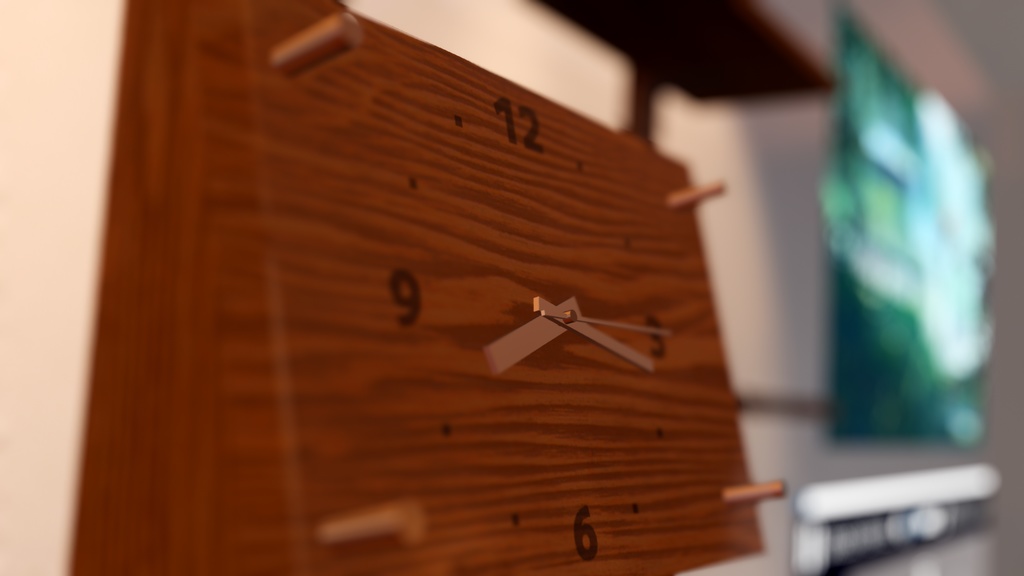 【無料】WoodenClock
