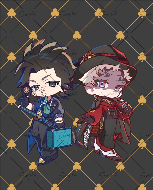 【スクエアミラー】ヤミ＆ウィリアム