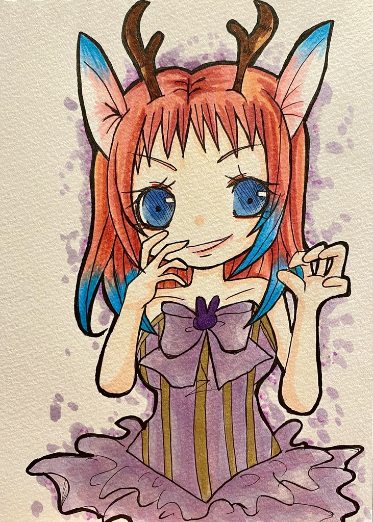 jakalopeちゃん 原画イラスト