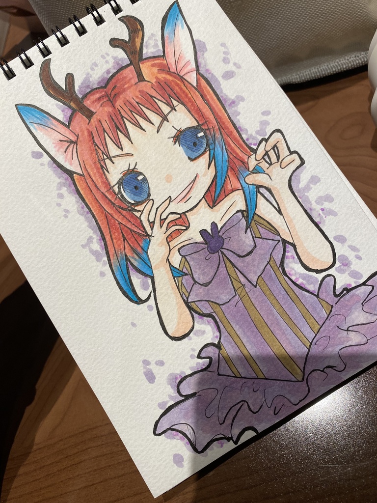 jakalopeちゃん 原画イラスト🐰🦌