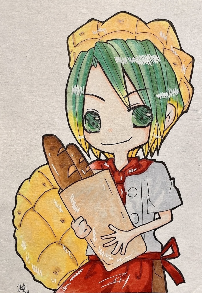 メロンパンくん 原画イラスト