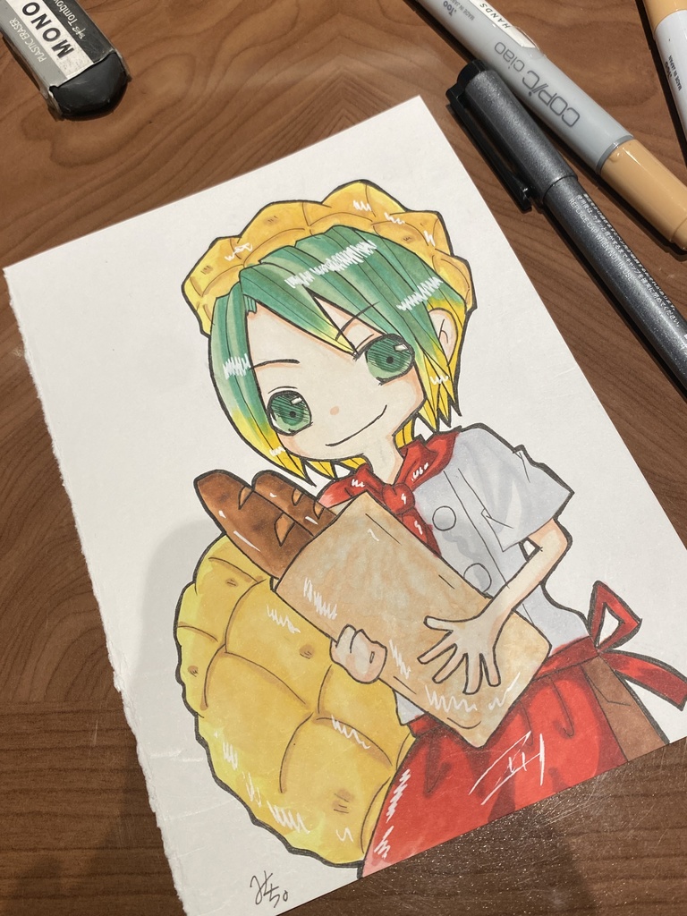 メロンパンくん 原画イラスト