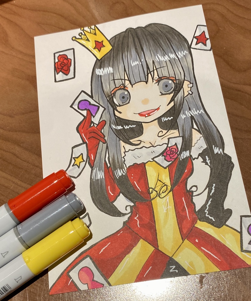 オリジナル 星の女王様👸🌟原画イラスト