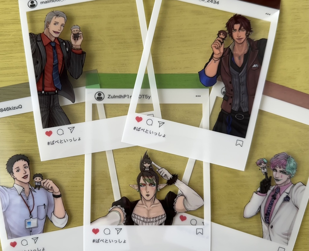 SNS風クリアカード（社）