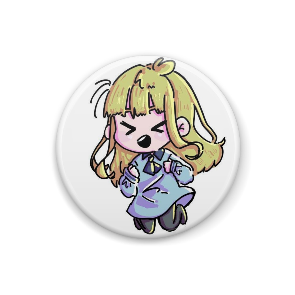 arisi ミニキャラ缶バッチ (絵:パピ子)