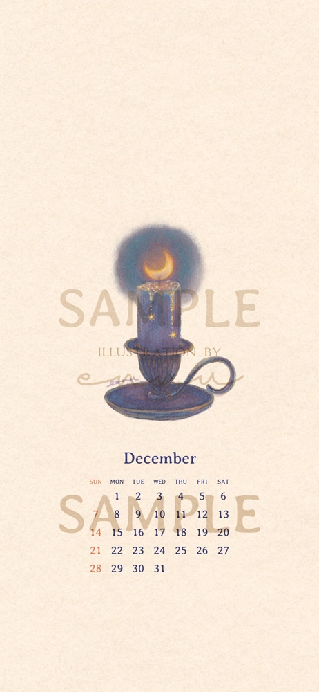 2025年12月カレンダー 印刷用+スマホ壁紙