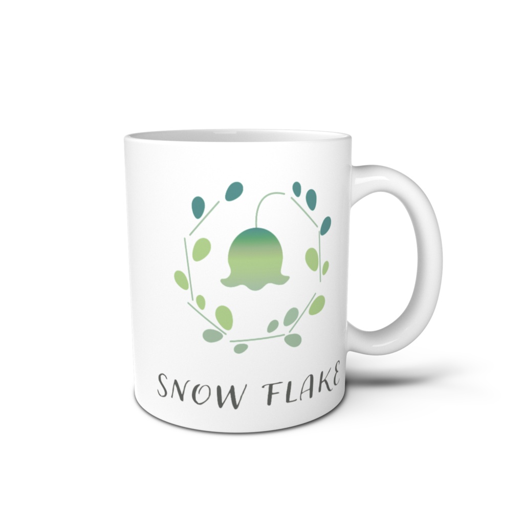 スノフレロゴマグカップ