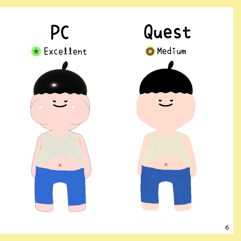 無料/オリジナル3Dモデル『ほっぺたプルプルぼうや』 #bouya3D