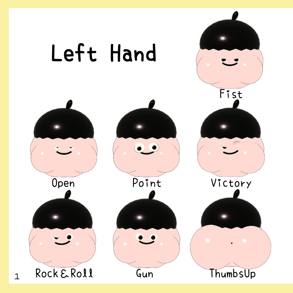 無料/オリジナル3Dモデル『ほっぺたプルプルぼうや』 #bouya3D