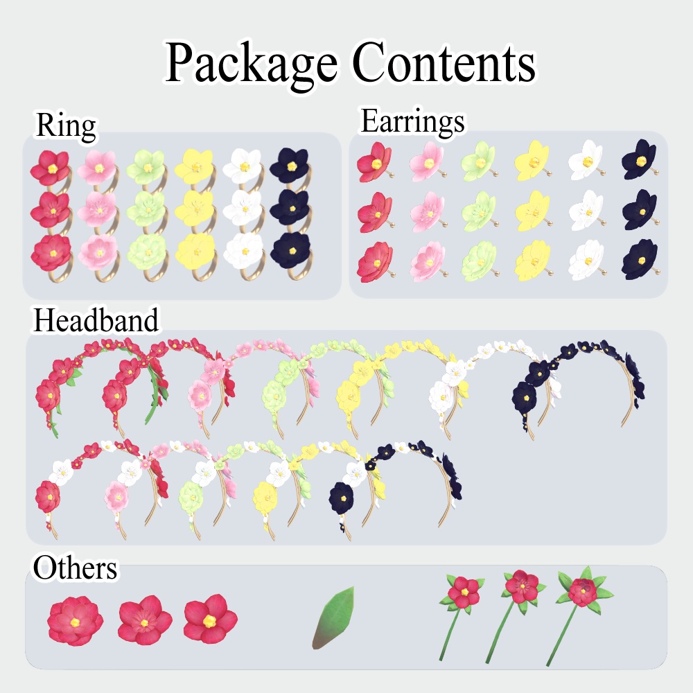 ChristmasRose Accessory Set