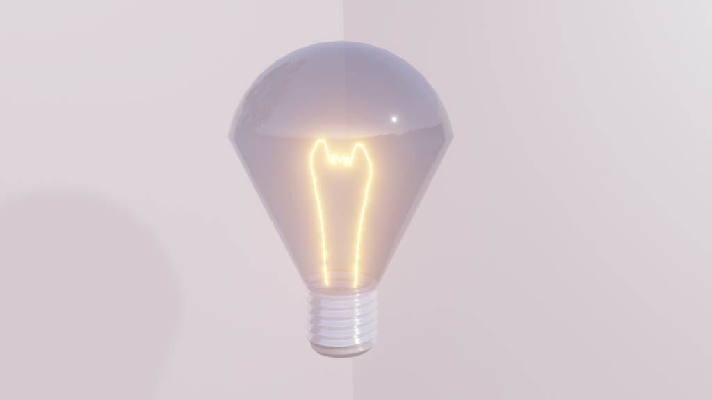 Blender light bulbr　電球