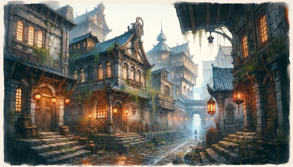 No.2401-2500 Concept art style illustration collection