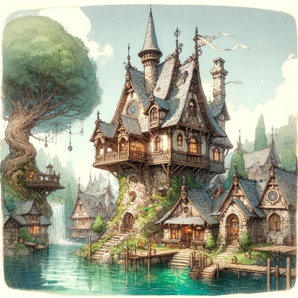 No.2701-2800 Concept art style illustration collection