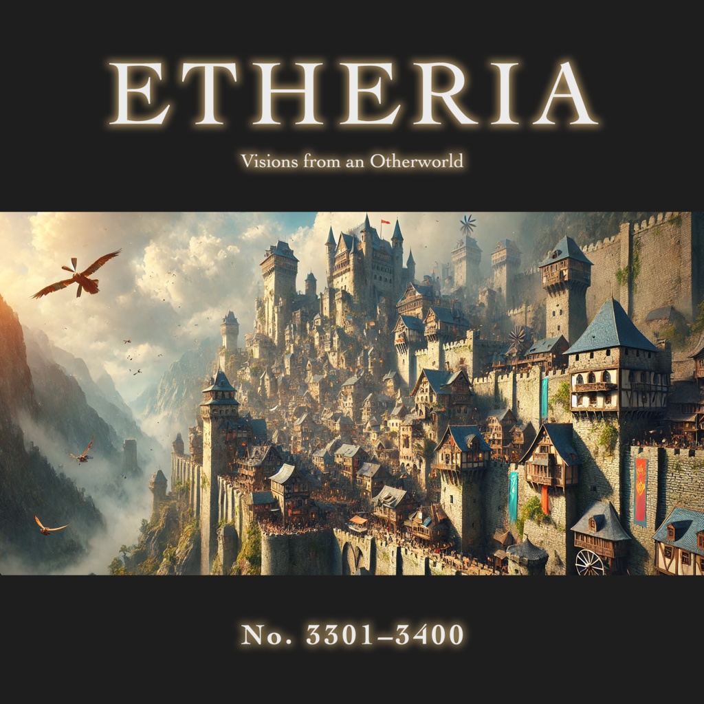 No.3301-3400: Concept art style illustration collection