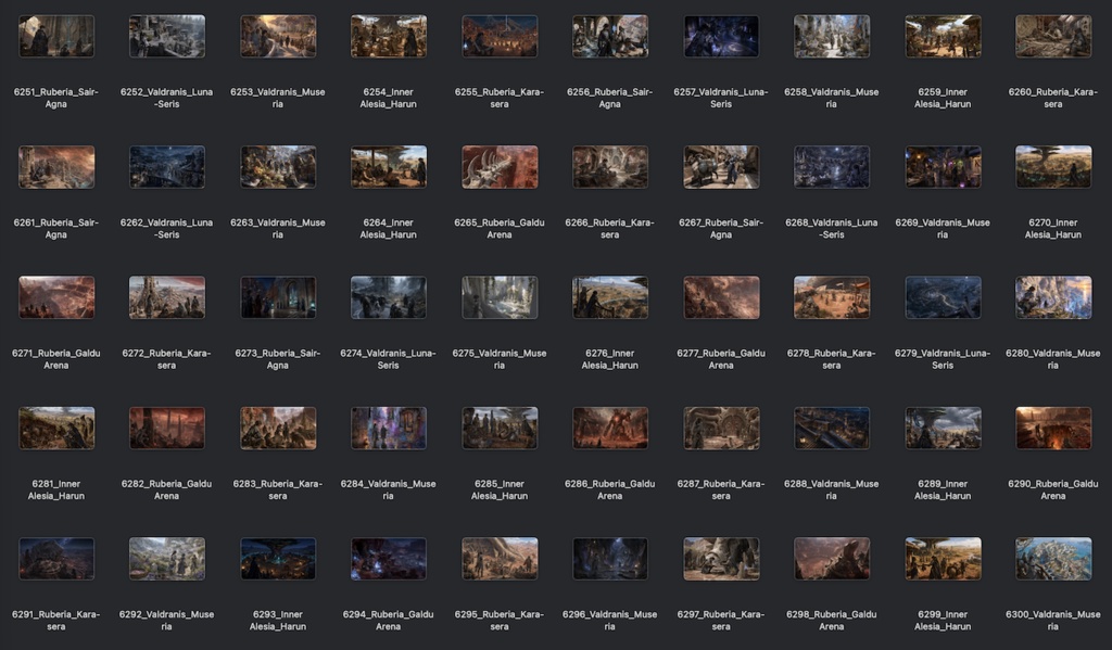 No.6201-6300: Concept art style illustration collection