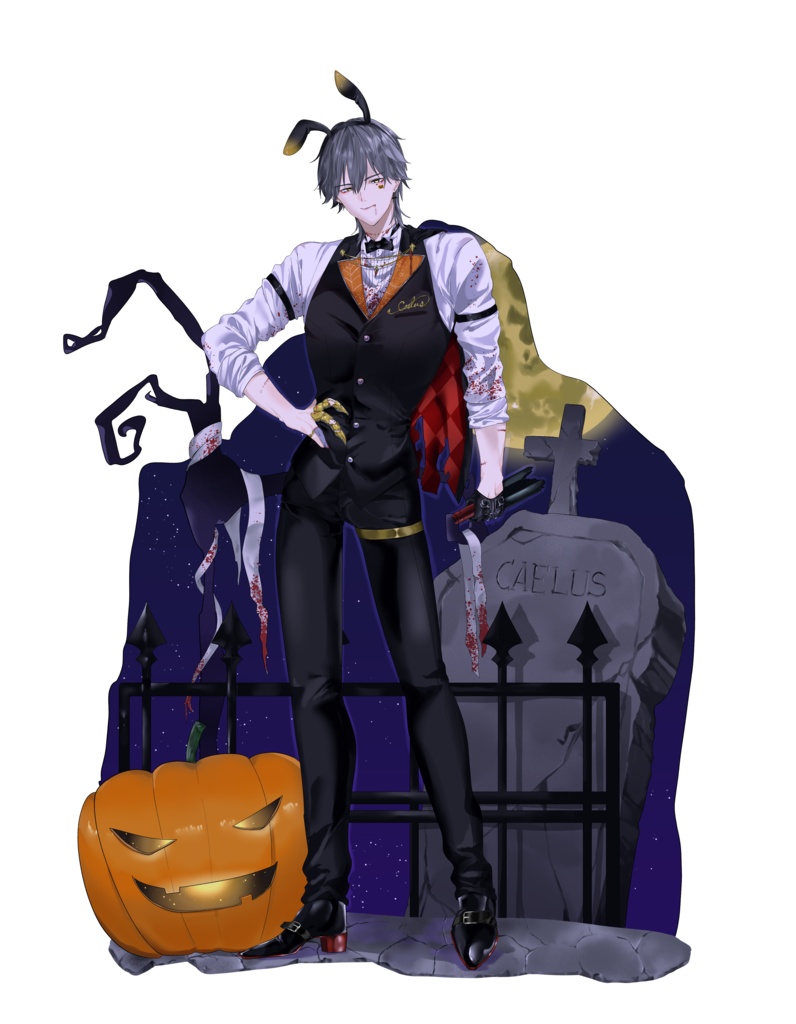 ハロウィンバニー穹くんアクリルスタンド - yokanemochi - BOOTH