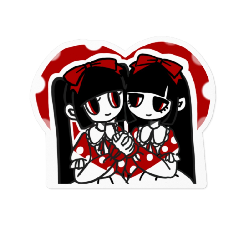 らぶらぶステッカー【ハート】