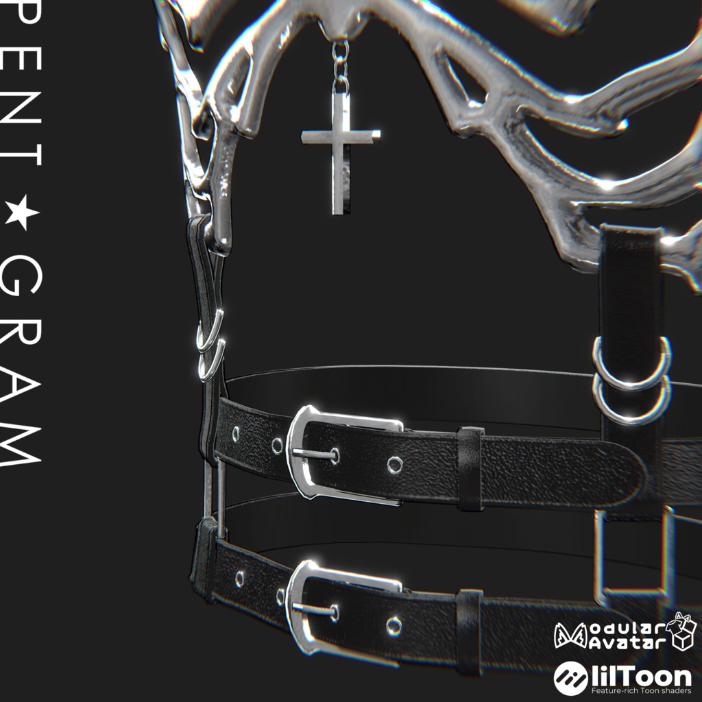 水瀬対応【Skeleton Harness】