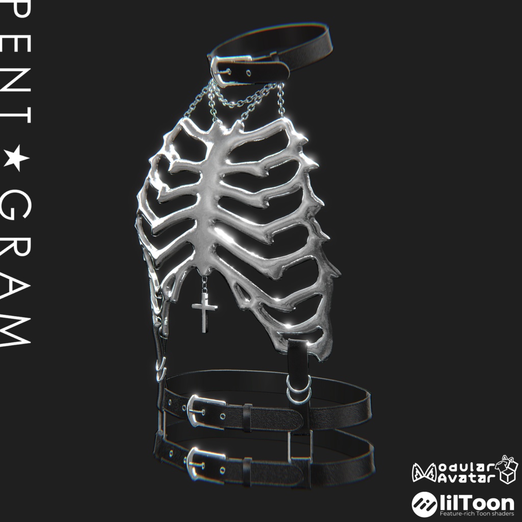 水瀬対応【Skeleton Harness】