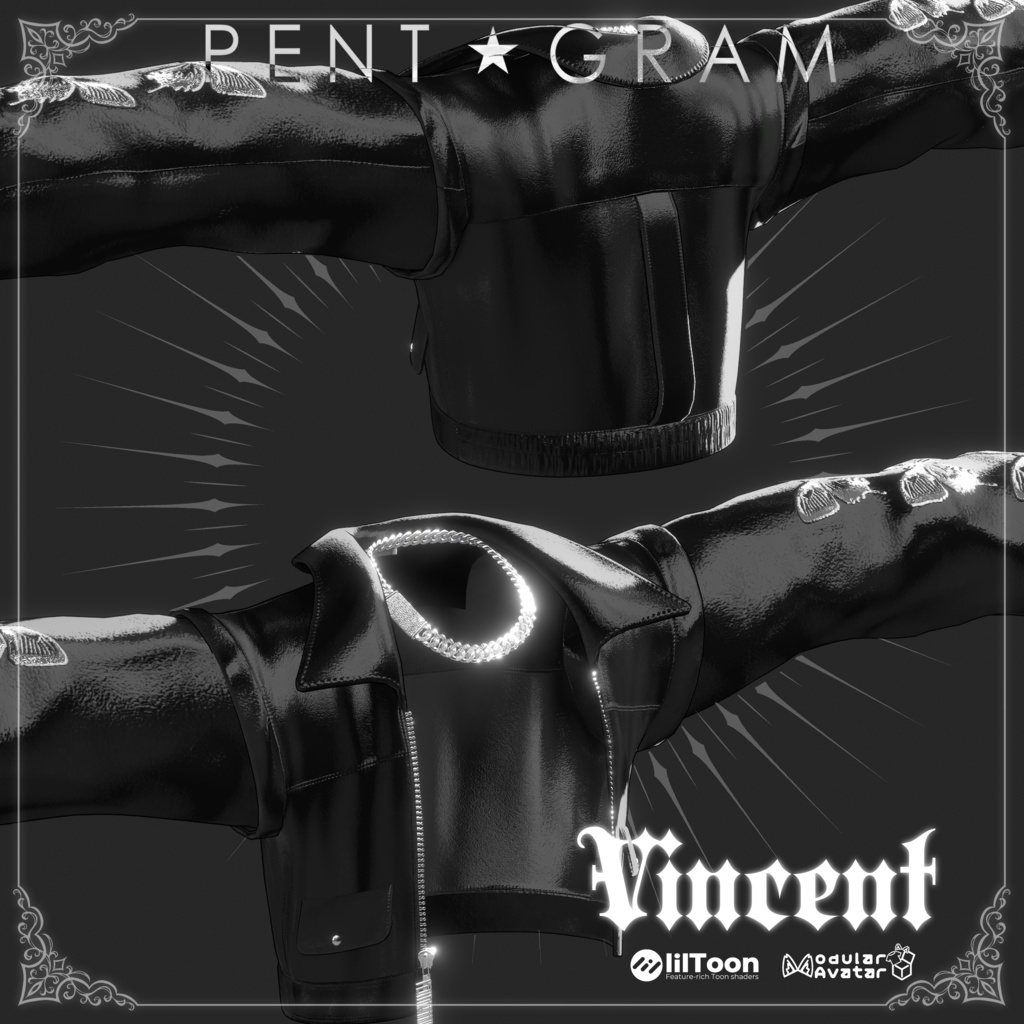 【VINCENT】四名のアバター対応新衣装