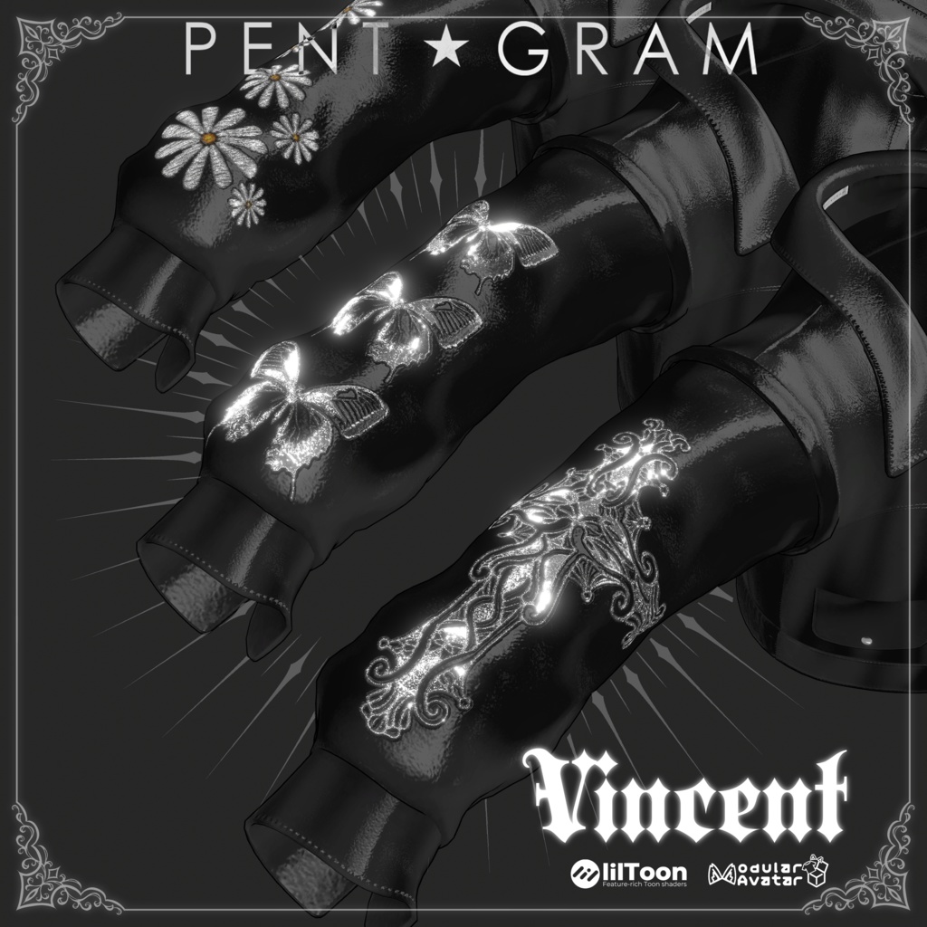 【VINCENT】四名のアバター対応新衣装