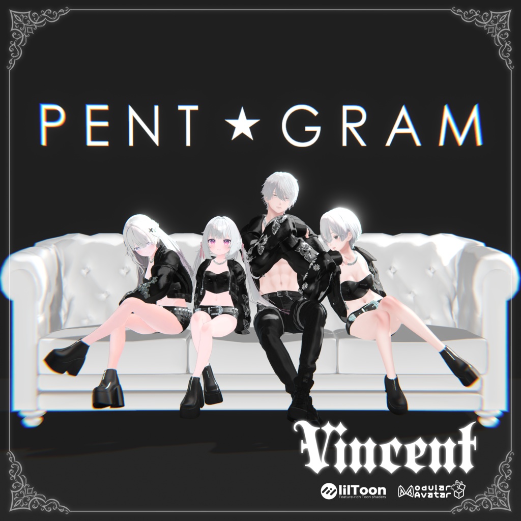 【VINCENT】四名のアバター対応新衣装