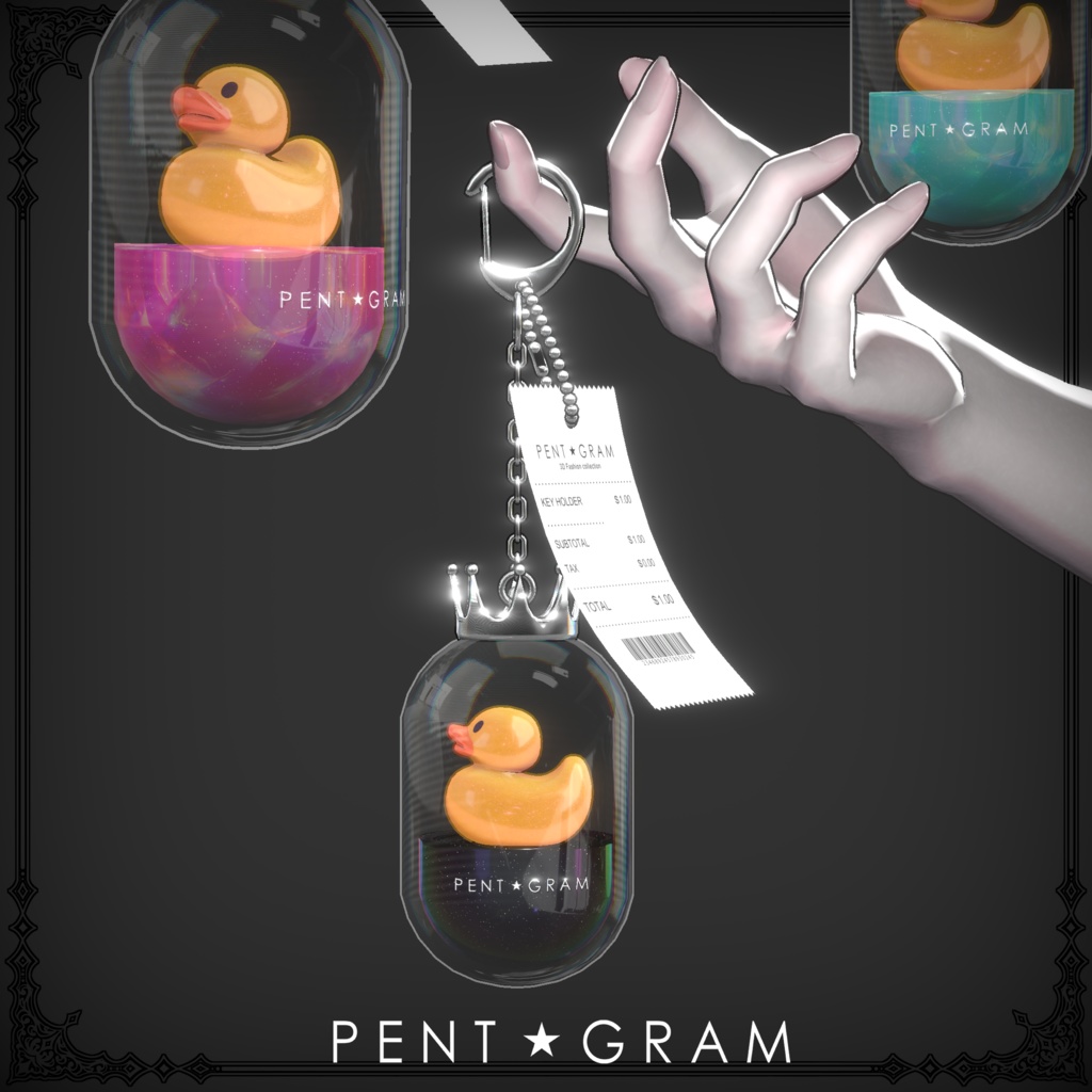 キーホルダー【Duck+】