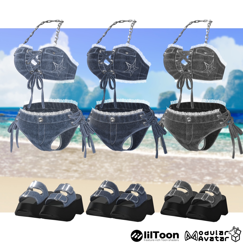 !SALE!Denim bikini (森羅、ルミナ対応)