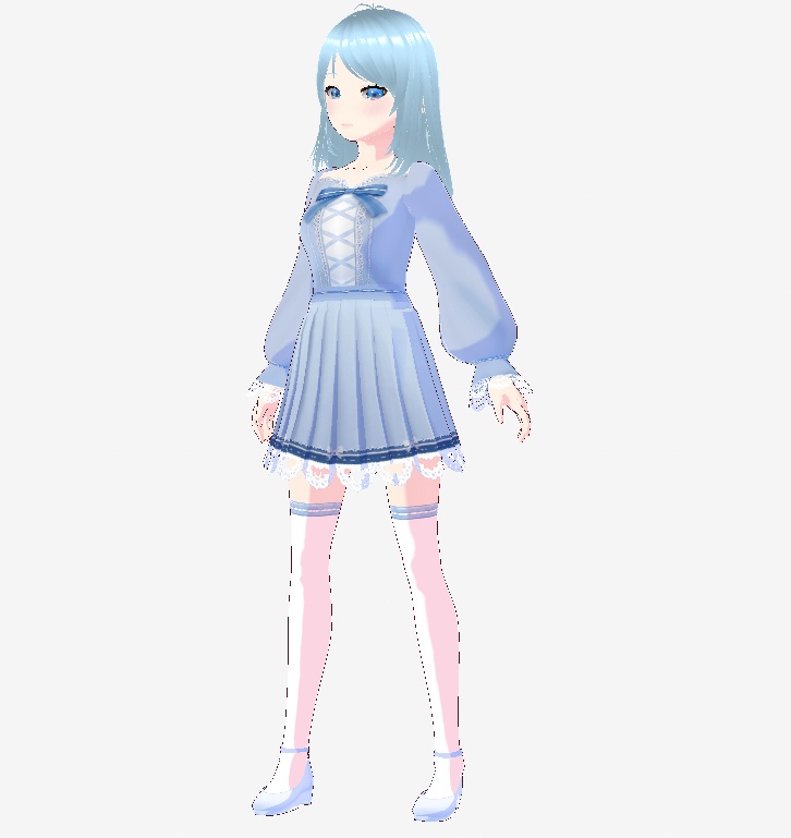 【3色セット】レースアップリボンワンピース【XWear対応】