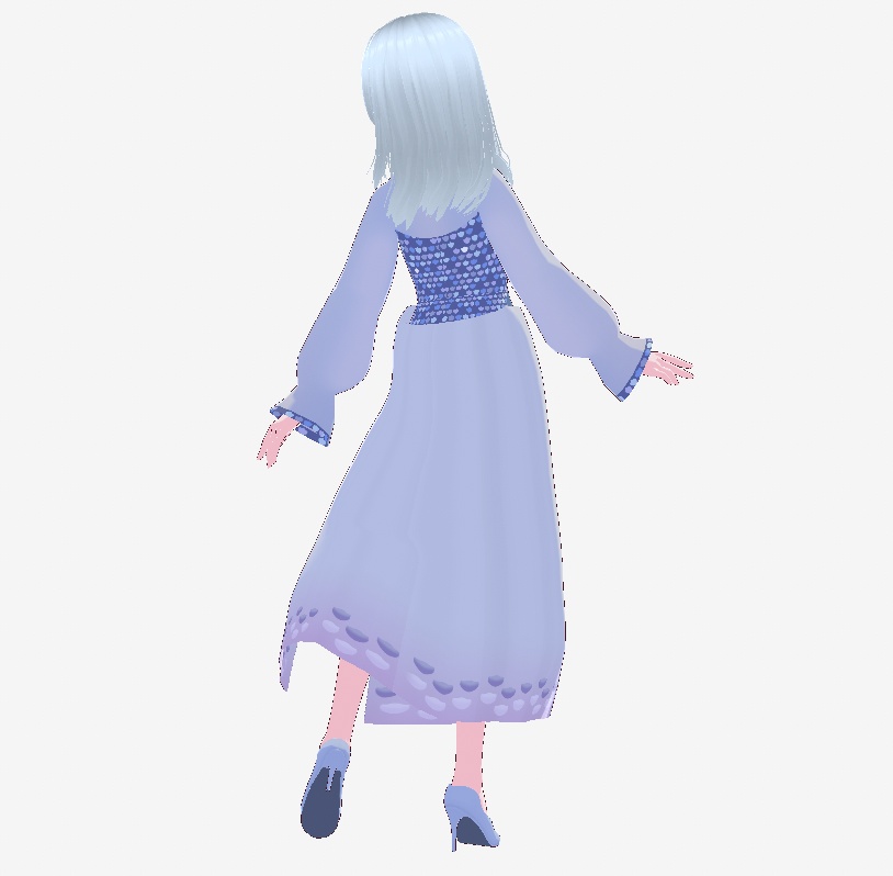 Mermaid Scale Dress|マーメイドスケールドレス【VRoid・XWear対応】
