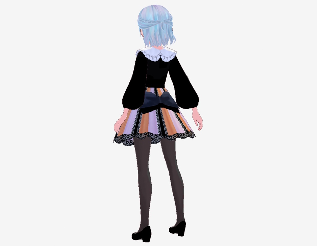 【期間限定無料】Halloween Lace Dress|VRoid衣装