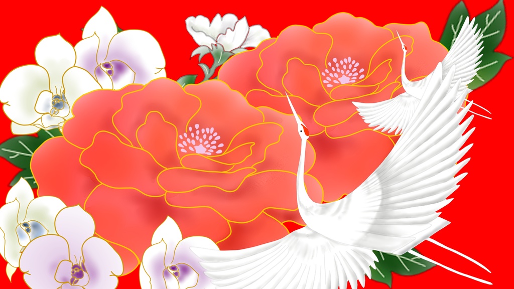 和柄PC壁紙セットB(3枚組/1920×1080px/JPEG)