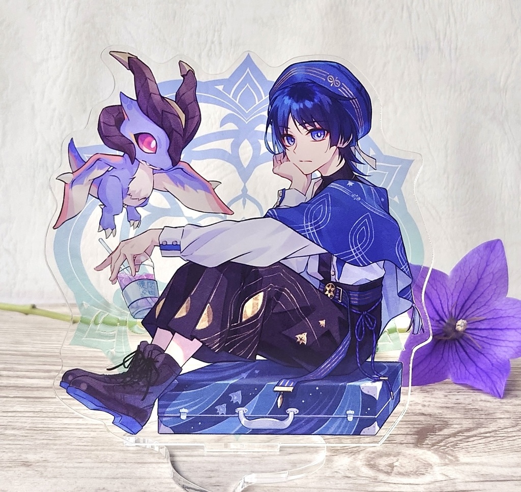 モチーフ服🧳お出掛けアクスタ 放浪者&ちびドゥリン 楓原万葉