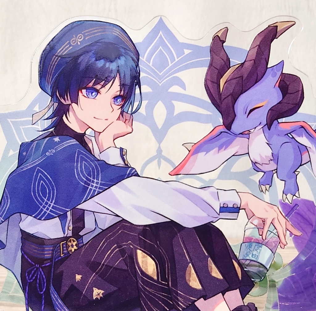 モチーフ服🧳お出掛けアクスタ 放浪者&ちびドゥリン 楓原万葉