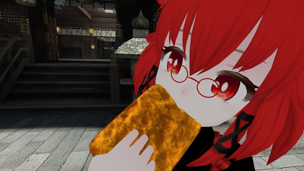 揺れる油揚げ ダイナミックボーン設定済み