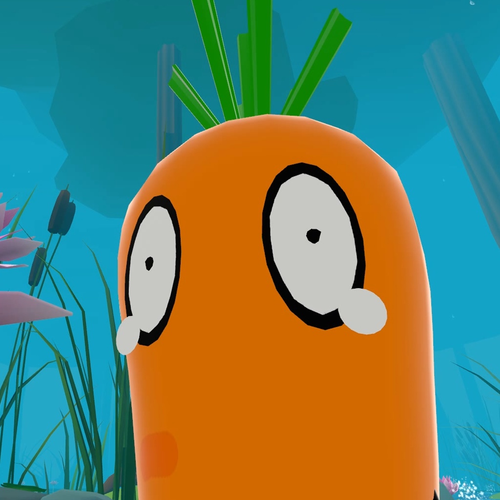 【オリジナル3Dモデル】にんじん族-マスコットVer