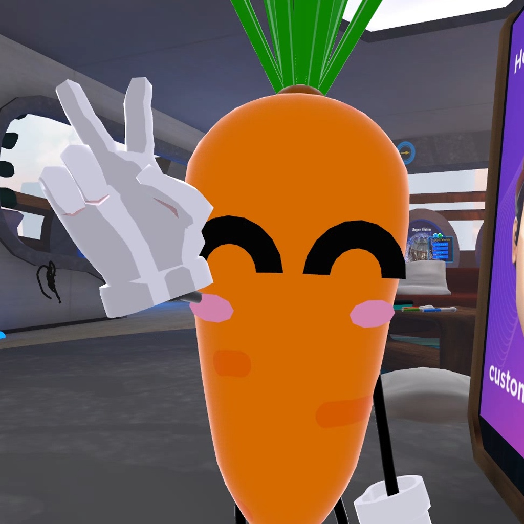 【オリジナル3Dモデル】にんじん族-マスコットVer