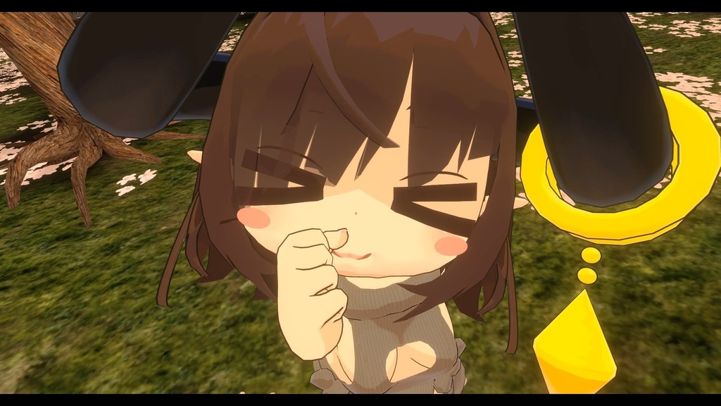 【オリジナル3Dモデル】つのちゃん Tuno-chan