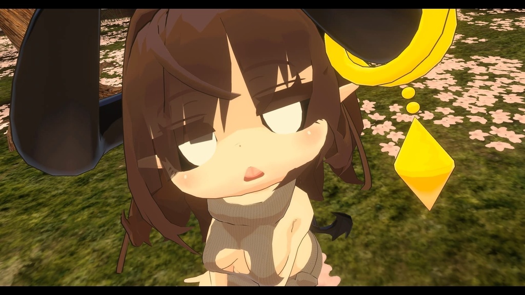 【オリジナル3Dモデル】つのちゃん Tuno-chan