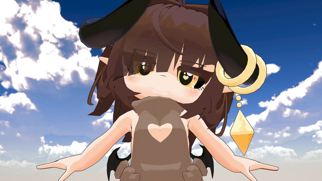 【オリジナル3Dモデル】つのちゃん Tuno-chan