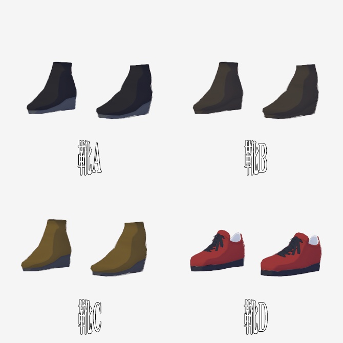 【VRoid用】少年漫画風学生服セットメンズタイプA