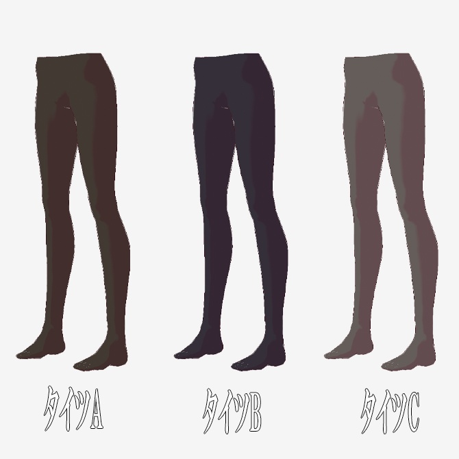 【VRoid用】少年漫画風学生服セットレディースタイプA