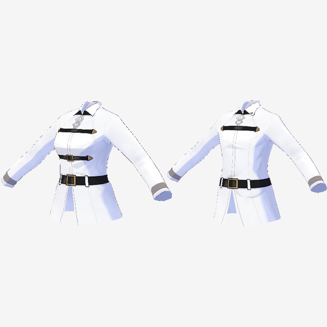 【VRoid用】ソシャゲ風制服タイプA